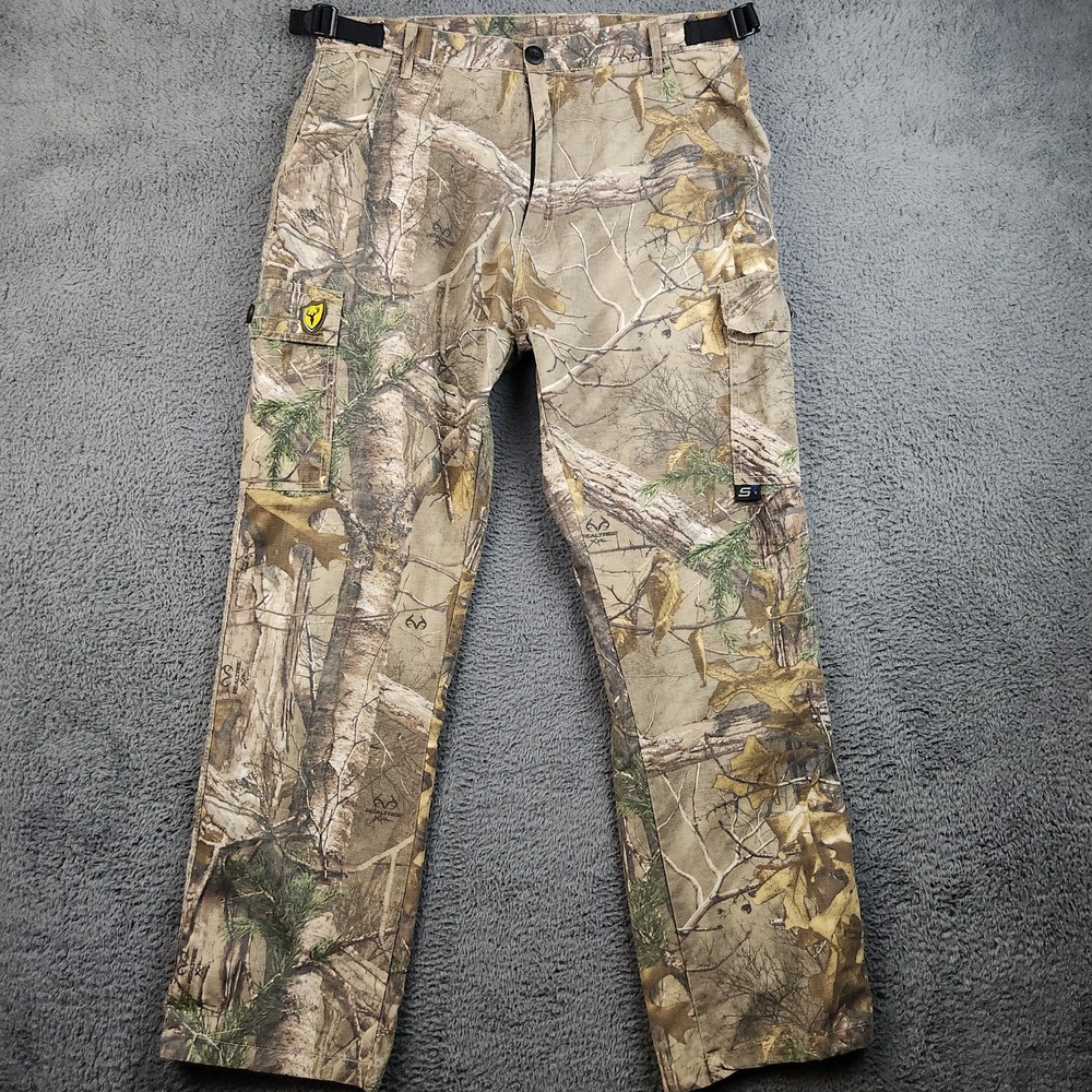 Scentblocker Pants Mens W36 L30 Real Tree Edge Mid Rise 6 Pocket Hunting Shield
